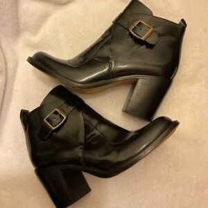 Anthropologie Arricci Black Booties Size 8.5